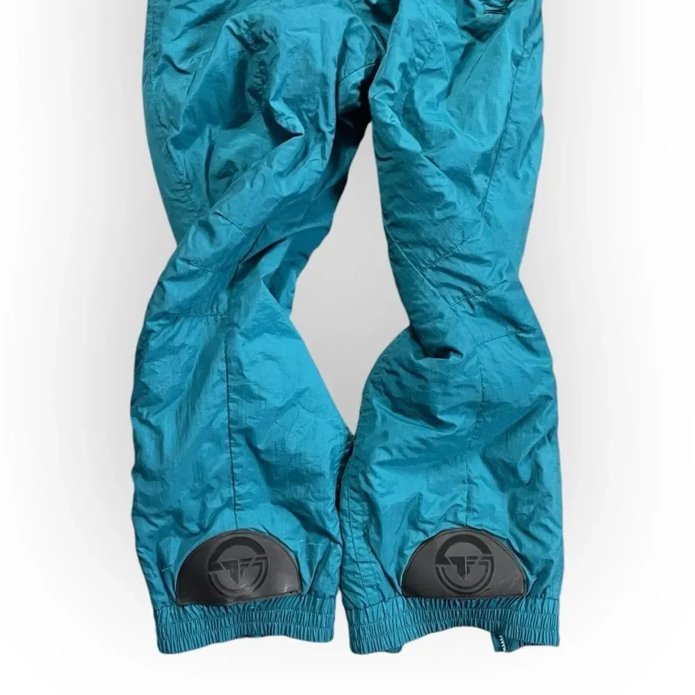 Vintage Women's Ski Suit 90’s. Snowsuit belted one-piece. skisuit snow jumpsuit